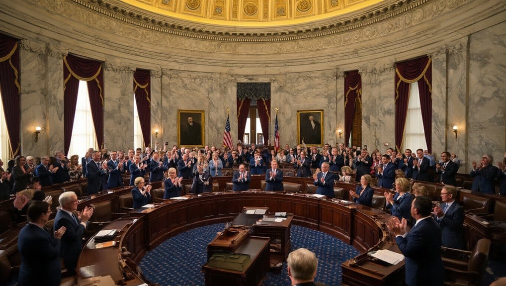 Circle-Stock-Surges-Genius-Act-Clears-Senate 2 bipartisan stablecoin regulation passed