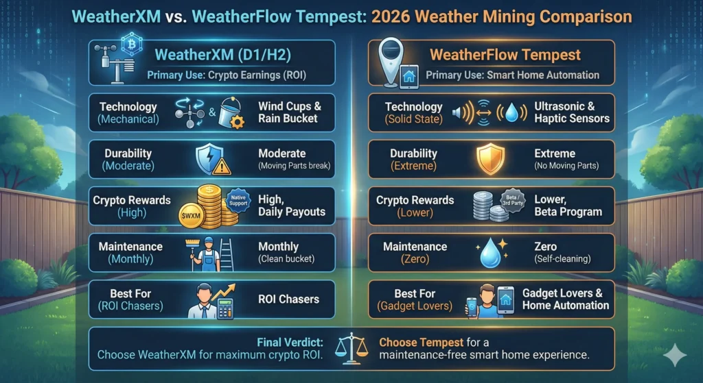 WeatherXM vs. Tempest: The Ultimate Weather Mining Guide (2026 Comparison) 2 weather-mining-inforgraphics
